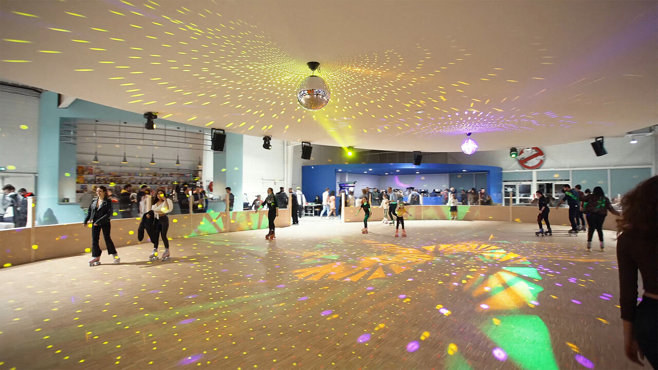 Labège 2 accueille une piste de roller disco jusqu’à la fin du mois de mars.